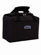 Термосумка на молнии 6.5 л, наружный карман, чёрная - Фото 1