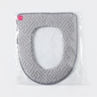 Чехол на сиденье для унитаза на липучках Доляна «Фили», цвет МИКС - Фото 4