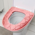 Чехол на сиденье для унитаза на липучках Доляна «Фили», цвет МИКС - Фото 2