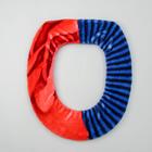 Чехол на сиденье для унитаза на резинке «Лёгкость», 35×39 см, цвет МИКС 5469817