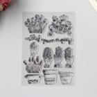 Штамп для творчества силикон "Весенние цветы" 15х10 см - фото 50159154