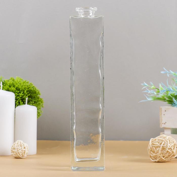 Ваза «Нарцисс», 450 мл, 25×5×5 см, стекло, прозрачная - Фото 1