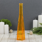 Ваза "Стрелка" четырехгранная, оранж. 29х5,5х5,5см, 0,2л - Фото 2