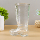 Ваза «Ботфорт», 460 мл, d=8.5 см, h=18.5×11 см, стекло, прозрачная - Фото 2