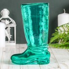 Ваза "Ботфорт" зеленая 18,5х9х12 см, 0,46л 1562 - Фото 2