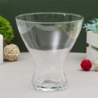 Ваза «Тексел», 1.6 л, 18×17 см, стекло, прозрачная - Фото 1