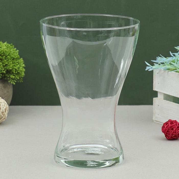 Ваза «Вамп -Х», 1.26 л, 20×13.5 см, стекло, прозрачная - Фото 1