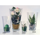 Ваза для цветов «Коническая», 4 л, большая, d=18.5 см, 29×18.5×10 см, стекло, прозрачная - Фото 2