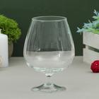 Ваза «Бренди» бокал на ножке, 1 л, d=8.5 см, 17×11.5 см, стекло, прозрачная - Фото 1