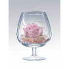 Ваза «Бренди» бокал на ножке, 1 л, d=8.5 см, 17×11.5 см, стекло, прозрачная - Фото 2