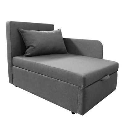 Диван кушетка NEXT NICE, со спальным местом 750×1950 мм, ткань велюр Nice Grey