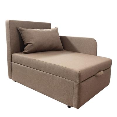 Диван кушетка NEXT NICE, со спальным местом 750×1950 мм, ткань велюр Nice Pebble