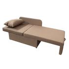 Диван кушетка NEXT NICE, со спальным местом 750×1950 мм, ткань велюр Nice Pebble - Фото 3