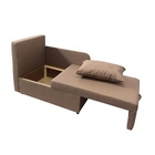 Диван кушетка NEXT NICE, со спальным местом 750×1950 мм, ткань велюр Nice Pebble - Фото 5