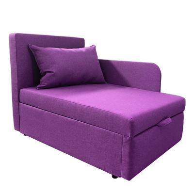 Диван кушетка NEXT NICE, со спальным местом 750×1950, ткань велюр Shaggy Fuchsia