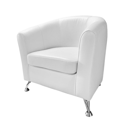 Кресло «Во», 820×680×760 мм, экокожа, цвет teos white