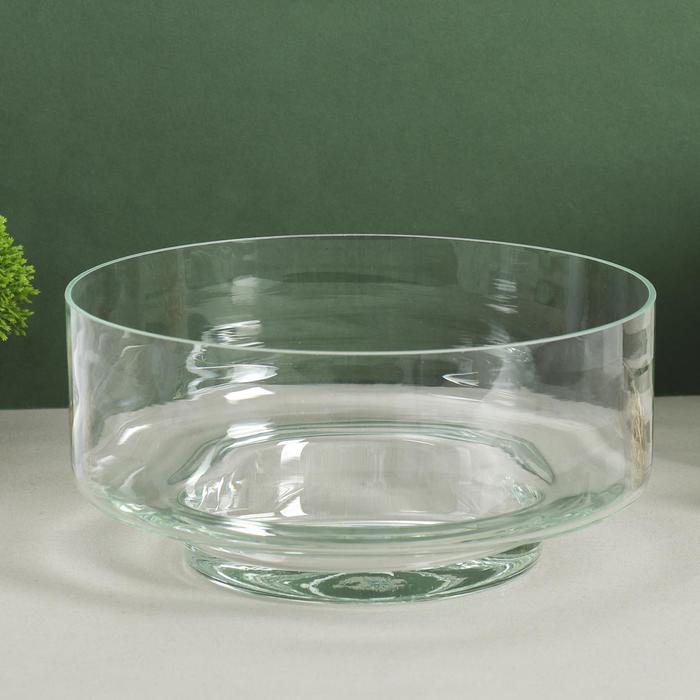 Ваза «Лола», 1.4 л, 11×24 см, стекло, прозрачная - Фото 1