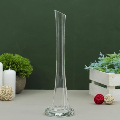 Ваза «Фристайл», 130 мл, 30×9 см, d=2.5 см, стекло, прозрачная