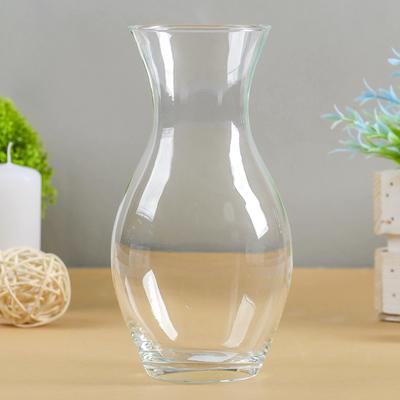 Ваза для цветов «Весна», 650 мл, d=7 см, 18×9 см, стекло, прозрачная