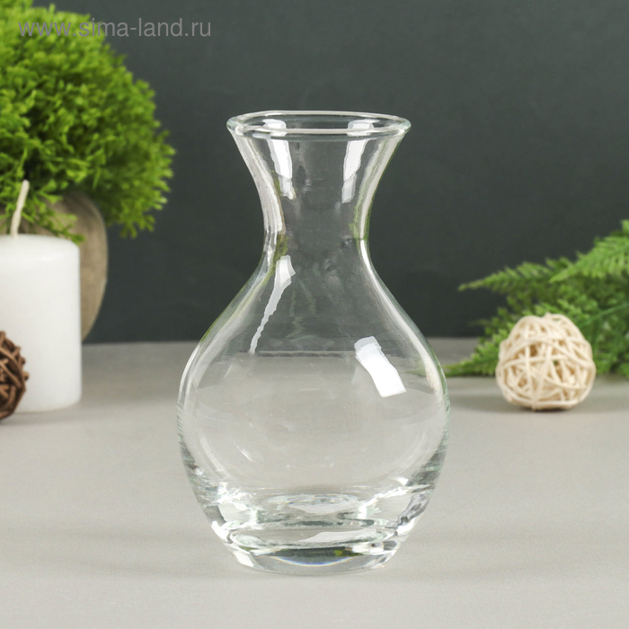 Ваза "Кенди" крыночка малая 12,5х8см, 0,28л - Фото 1