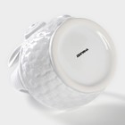 Конфетница Доляна «Зайка», 12×12×14.7 см, доломит, белая - Фото 3