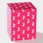 Конфетница Доляна «Зайка», 12×12×14.7 см, доломит, белая - Фото 5