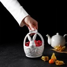 Конфетница Доляна «Зайка», 12×12×14.7 см, доломит, белая - Фото 9