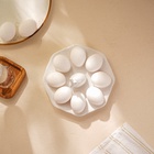Подставка для яиц SL Home «Пасхальные кролики», 19×9 см, 8 ячеек, керамика, белая - Фото 7