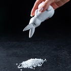 Набор для специй Доляна «Зайка», солонка 50 мл, перечница 50 мл, доломит, белый - Фото 8