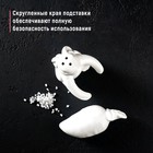 Набор для специй Доляна «Зайка», солонка 50 мл, перечница 40 мл, доломит, белый - Фото 6