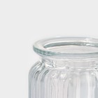 Банка стеклянная для сыпучих продуктов с керамической крышкой Доляна «Зайка», 230 мл - фото 4320528