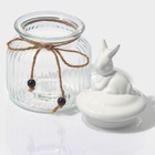 Банка для сыпучих Доляна «Зайка», 600 мл, с керамической крышкой, стекло, прозрачная - Фото 10