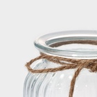 Банка для сыпучих Доляна «Зайка», 600 мл, с керамической крышкой, стекло, прозрачная - Фото 11