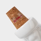 Пробка для бутылки Доляна «Зайка», 10 см, доломит, белая - Фото 5