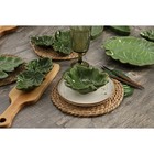 Менажница 2 ячейки Доляна «Лист», 21.8×6.9 см, доломит, зелёная - Фото 9