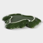 Блюдо сервировочное Доляна «Лист», 20,2×2,2 см, цвет зелёный - Фото 4