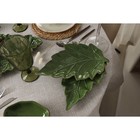 Блюдо сервировочное Доляна «Лист», 27×2,8 см, цвет зелёный - Фото 6
