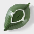 Салатник Доляна «Лист», 170 мл, 18×10.5 см, цвет зелёный - Фото 4