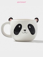 Кружка Доляна «Панда», 490 мл, доломит, белая - Фото 2