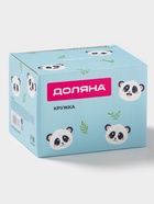 Кружка Доляна «Панда», 490 мл, доломит, белая - Фото 4