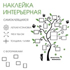 Наклейка интерьерная с фоторамками TAKE IT EASY, декор настенный, панно на стену 190×156 см - Фото 1