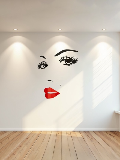 Наклейка интерьерная TAKE IT EASY «Мэрилин Монро», декор настенный, панно, 100×90 см