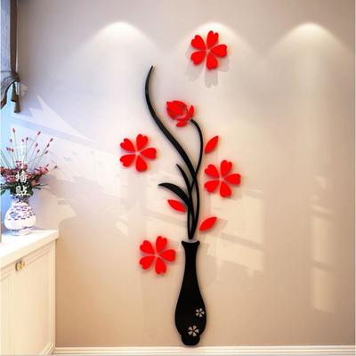 Наклейки интерьерные "Цветы", декор на стену, панно 150 х 58 см