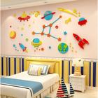 Наклейки интерьерные "Космический мир", детские, декор на стену, панно 92 х 180 см - Фото 2