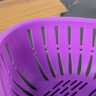 Дуршлаг кухонный «Хозяюшка», d=30 см, цвет сиреневый - Фото 2