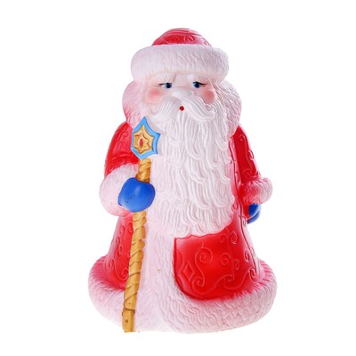 Резиновая игрушка "Дед Мороз" большой