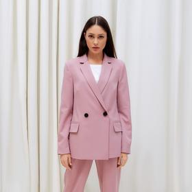 Пиджак женский двубортный MIST, р. 50, розов