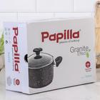 Кастрюля Papilla Wilma cappuccino granite, d=28 см, стеклянная крышка, антипригарное покрытие, цвет коричневый - Фото 5