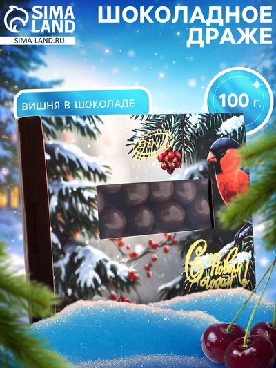 Шоколадное драже «Вишня в шоколаде», 100 г
