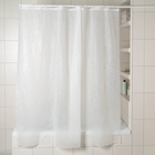 Штора для ванны Доляна «Кружева», 180×180 см, EVA, цвет белый - Фото 1
